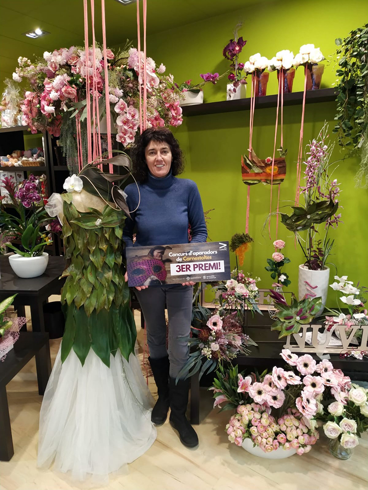 La Violeta Art Floral - Concurs d'aparadors de Carnestoltes de Vic 2020